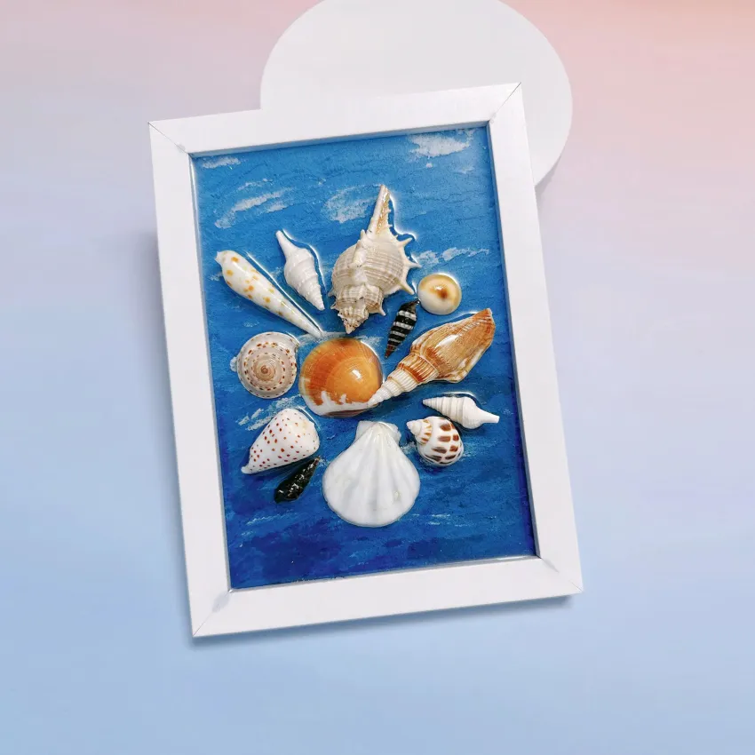 Ocean Material Art Frame - Unique Housewarming Gift