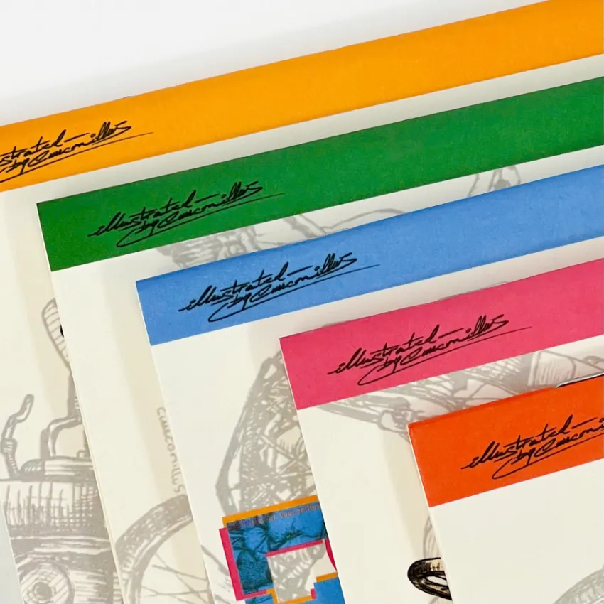 The 5-notebook set Hanoi Life – Saigon Life with 100 pages captures the stories of Vietnamese streets, making it a meaningful Vietnam souvenir. The 5-notebook set Hanoi Life – Saigon Life with 100 pages captures the stories of Vietnamese streets, making it a meaningful Vietnam souvenir.