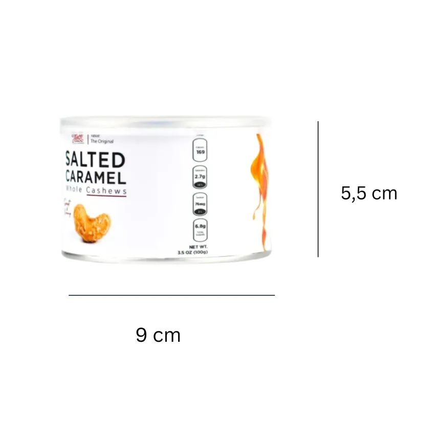 Salted Caramel Whole Cashews In Tin Jar, Premium Cashew Nuts, Crispy Fat, Vietnamese Snacks, Pure Cashew Nuts, Good For Health, Exclusive Design Salted Caramel Whole Cashews In Tin Jar, Premium Cashew Nuts, Crispy Fat, Vietnamese Snacks, Pure Cashew Nuts, Good For Health, Exclusive Design