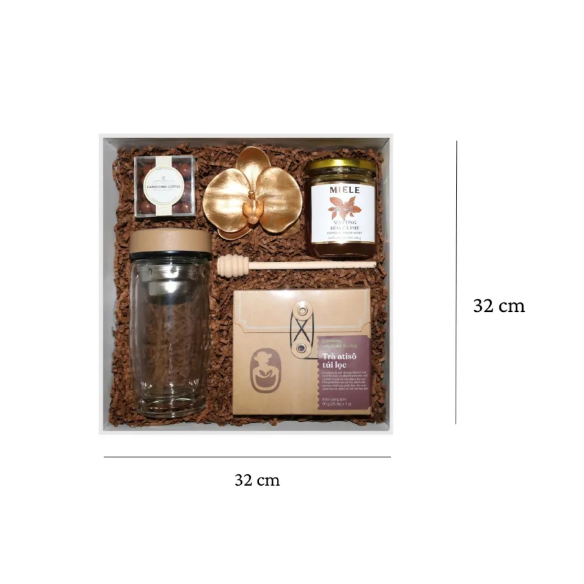 Hộp Quà "Enjoy Simplicity", Rung Cảm Từ Những Điều Mộc Mạc, Set Quà Trà Cùng Socola & Mật Ong, Hộp Quà Sinh Nhật, Quà Tặng Doanh Nghiệp, Quà Màu Nâu Hộp Quà "Enjoy Simplicity", Rung Cảm Từ Những Điều Mộc Mạc, Set Quà Trà Cùng Socola & Mật Ong, Hộp Quà Sinh Nhật, Quà Tặng Doanh Nghiệp, Quà Màu Nâu
