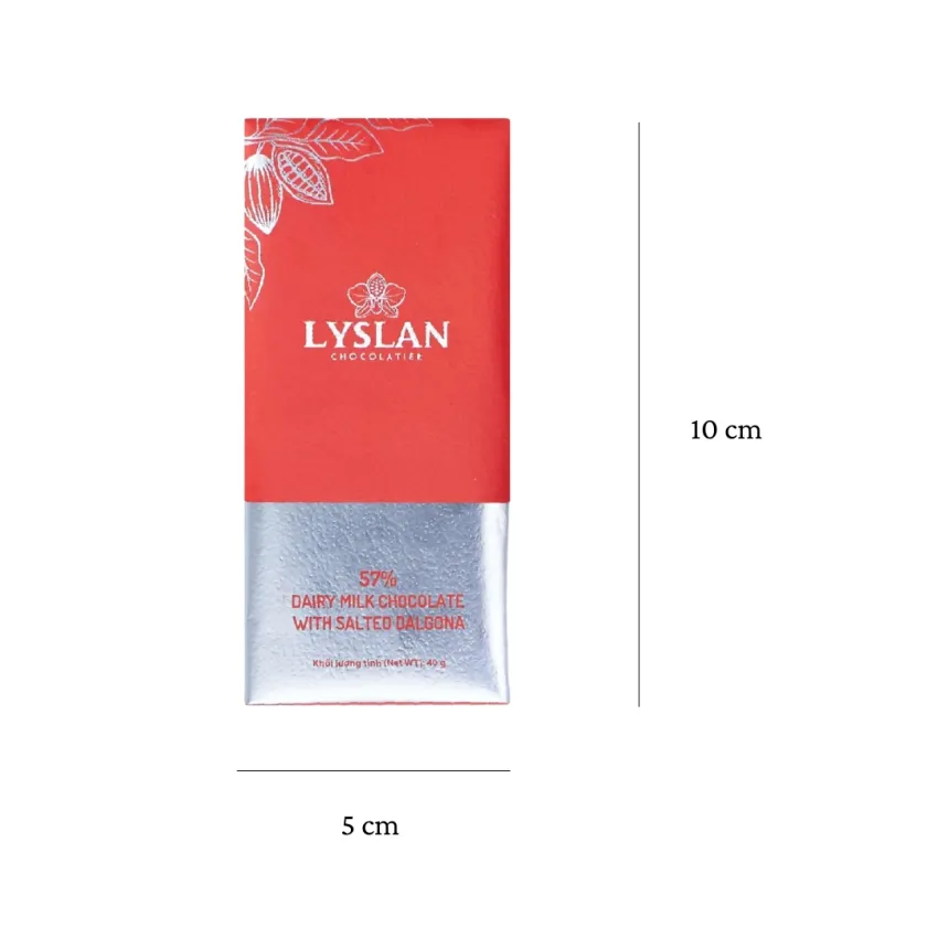 Socola Sữa Vị Kẹo Dalgona Mặn 57%, 40Gr, Màn Hòa Quyện Bừng Tỉnh Vị Giác, Socola Muối Biển, Socola Việt Nam Đậm Đà, Quà Tặng Đặc Sản Việt Nam Socola Sữa Vị Kẹo Dalgona Mặn 57%, 40Gr, Màn Hòa Quyện Bừng Tỉnh Vị Giác, Socola Muối Biển, Socola Việt Nam Đậm Đà, Quà Tặng Đặc Sản Việt Nam