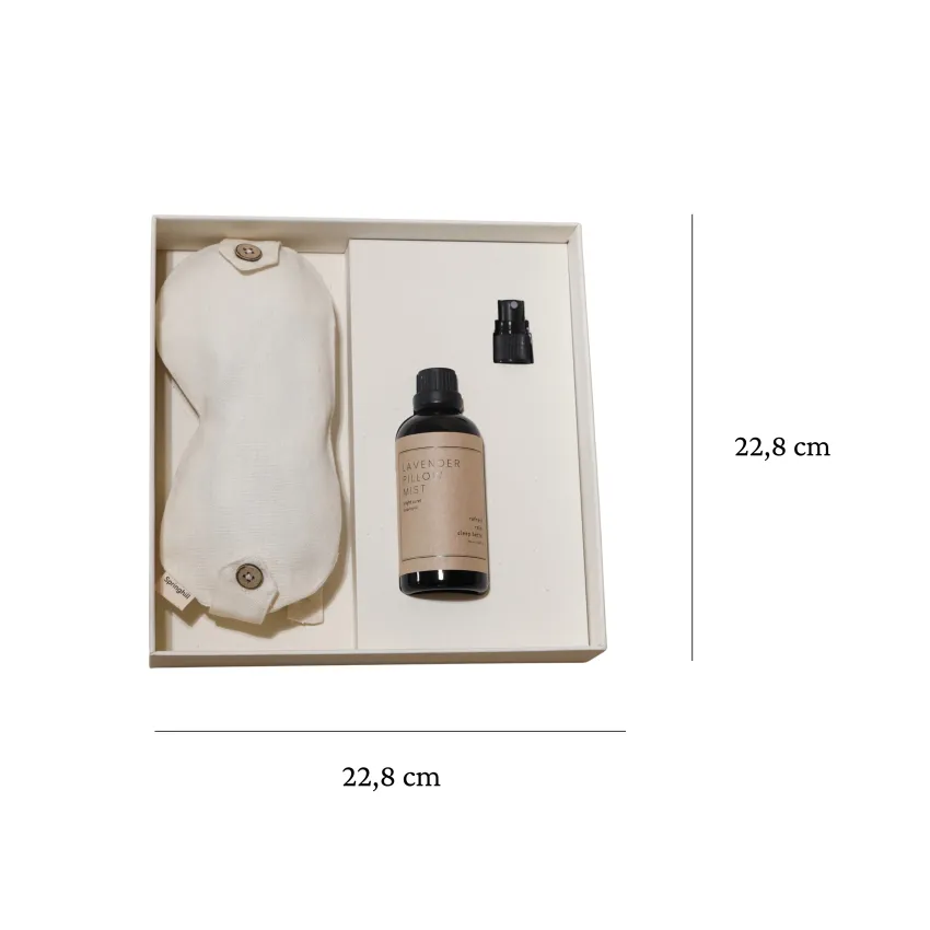 "Care Box" Sleep Well Gift Set, Relaxing & Energy Renewal, Eye Pillow & Fabric Spray Gift Set, Natural Ingredients, Health Gift, Lovely Birthday Gifts "Care Box" Sleep Well Gift Set, Relaxing & Energy Renewal, Eye Pillow & Fabric Spray Gift Set, Natural Ingredients, Health Gift, Lovely Birthday Gifts