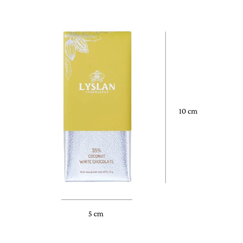 Socola Trắng Vị Dừa 35%, 40Gr, Tận Hưởng Sự Ngọt Béo Mượt Mà, Socola Dừa Bến Tre Nguyên Chất, Kẹo Socola Dừa, Đặc Sản Việt Nam, Quà Cho Người Nước Ngoài Socola Trắng Vị Dừa 35%, 40Gr, Tận Hưởng Sự Ngọt Béo Mượt Mà, Socola Dừa Bến Tre Nguyên Chất, Kẹo Socola Dừa, Đặc Sản Việt Nam, Quà Cho Người Nước Ngoài