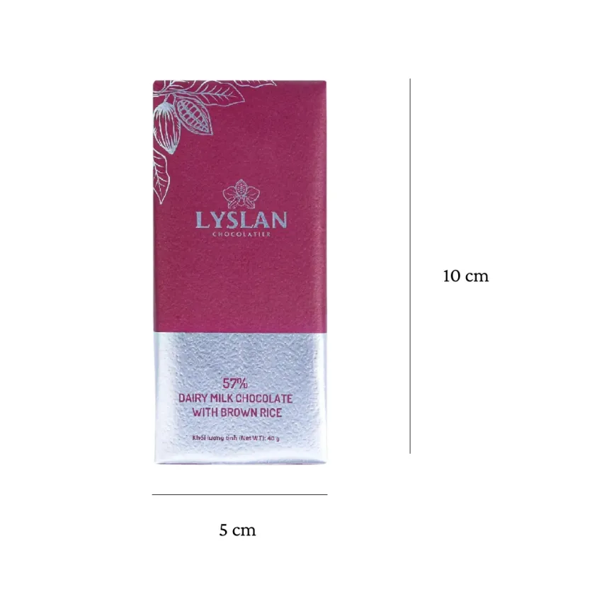 Socola Sữa Gạo Lứt 57%, 40Gr, Sự Kết Hợp Thú Vị Từ Sông Hồng, Socola Gạo Lứt Đậm Đà, Hương Vị Mới Lạ, Quà Đặc Sản Việt Nam, Quà Cho Người Nước Ngoài Socola Sữa Gạo Lứt 57%, 40Gr, Sự Kết Hợp Thú Vị Từ Sông Hồng, Socola Gạo Lứt Đậm Đà, Hương Vị Mới Lạ, Quà Đặc Sản Việt Nam, Quà Cho Người Nước Ngoài