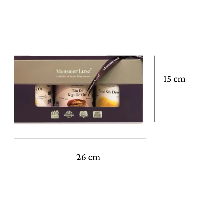 "Harmony" Gift Box, Perfect Fusion Of Delicious Taste & Natural Nutrition, Nuts & Dried Fruits Combo With Red Date Walnut Sandwich, Specialty Gift Set "Harmony" Gift Box, Perfect Fusion Of Delicious Taste & Natural Nutrition, Nuts & Dried Fruits Combo With Red Date Walnut Sandwich, Specialty Gift Set