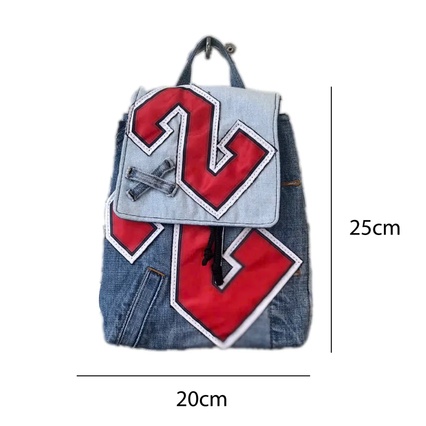 Mini Number 2 Backpack From Jeans, Explosive Personal Style, Jeans Backpack, Upcycled Jeans Accessory, Handcrafted Gift, Impressive Birthday Gift Mini Number 2 Backpack From Jeans, Explosive Personal Style, Jeans Backpack, Upcycled Jeans Accessory, Handcrafted Gift, Impressive Birthday Gift