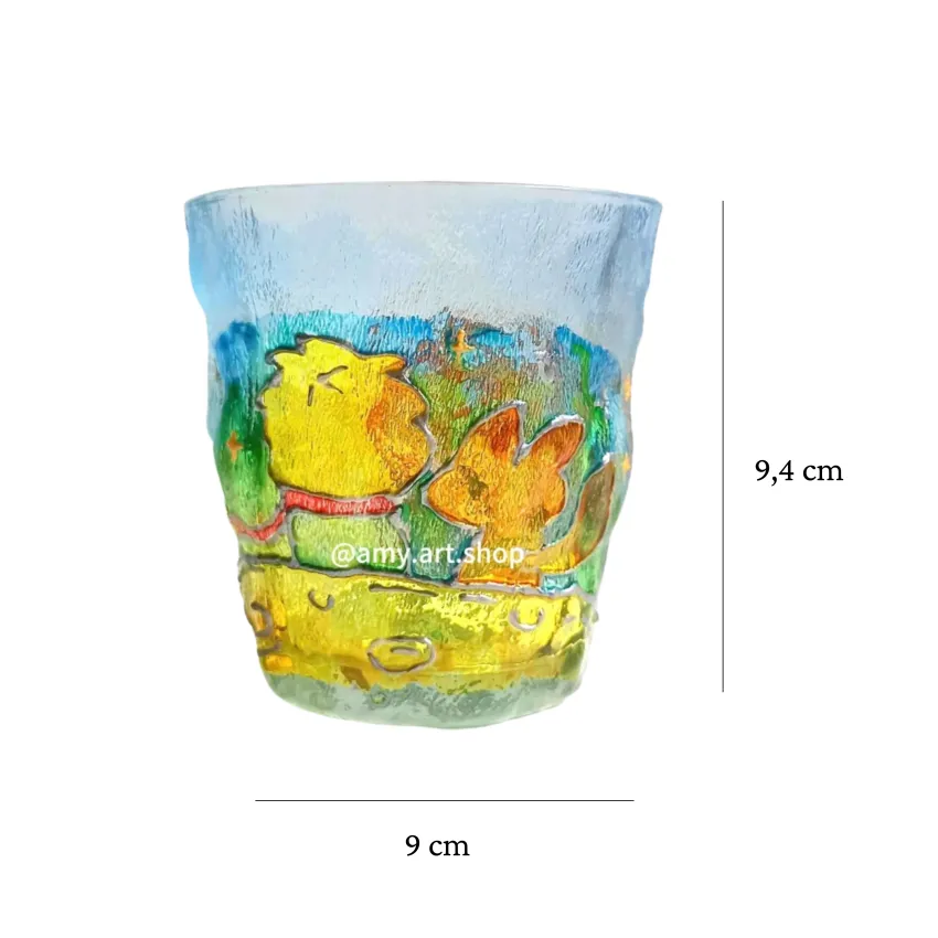 Hand-Painted Little Prince Glass Cup, Custom Personalization, Touch Of Magic For Dynamic Days, Glass Mug, Home Decor, Personalized Gift, Birthday Gift Hand-Painted Little Prince Glass Cup, Custom Personalization, Touch Of Magic For Dynamic Days, Glass Mug, Home Decor, Personalized Gift, Birthday Gift