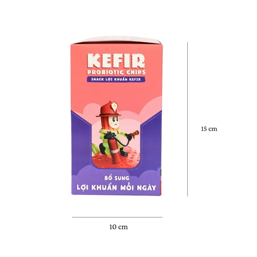 Hộp 5 Gói Snack Lợi Khuẩn Kefir Vị Dâu, Vị Ngon Đầy Dưỡng Chất, Ăn Vặt Lành Mạnh, Thực Phẩm Tốt Cho Cơ Thể, Quà Tặng Sức Khỏe Cho Cả Nhà, Quà Cho Bé Hộp 5 Gói Snack Lợi Khuẩn Kefir Vị Dâu, Vị Ngon Đầy Dưỡng Chất, Ăn Vặt Lành Mạnh, Thực Phẩm Tốt Cho Cơ Thể, Quà Tặng Sức Khỏe Cho Cả Nhà, Quà Cho Bé