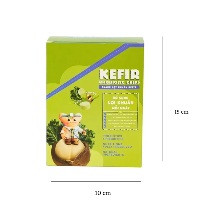 Kale & Macadamia Flavor Probiotic Chips Box (5 Packs), Rich & Refreshing, Unique Flavor Snacking, Light Snack, Nutritious Food, Family Health Gift Kale & Macadamia Flavor Probiotic Chips Box (5 Packs), Rich & Refreshing, Unique Flavor Snacking, Light Snack, Nutritious Food, Family Health Gift