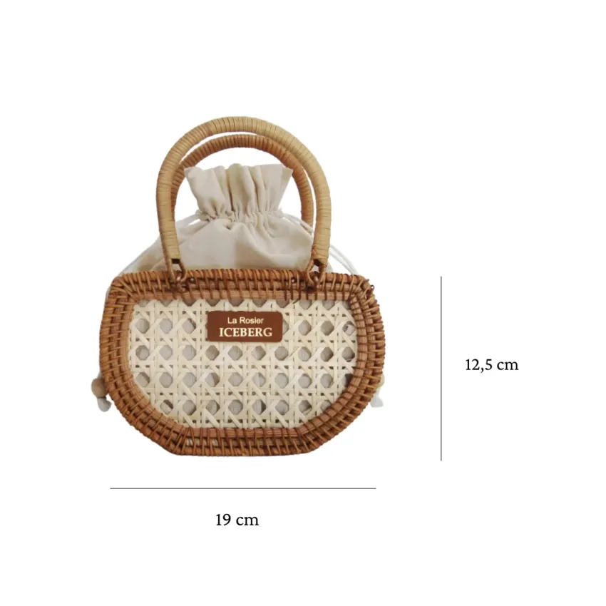 Mini Petal Woven Rattan Handbag, Compact Embracing Pure Essence, Handcrafted Handbag, Compact Handbag, Sustainable Fashion, Vietnamese Souvenirs Mini Petal Woven Rattan Handbag, Compact Embracing Pure Essence, Handcrafted Handbag, Compact Handbag, Sustainable Fashion, Vietnamese Souvenirs