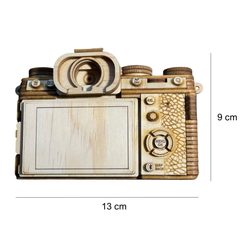 Real Scale C.FJ.XT5 Wooden Camera Assembly Model, Sharp Every Detail, 119-Step Assembly Wood Model, Creative Toy, Collectible Item, Vietnamese Souvenirs Real Scale C.FJ.XT5 Wooden Camera Assembly Model, Sharp Every Detail, 119-Step Assembly Wood Model, Creative Toy, Collectible Item, Vietnamese Souvenirs