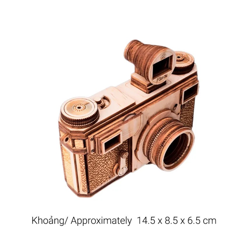 Mô hình camera Kiev 4A gỗ tỉ lệ thật không gian cổ điển khó quên, mô hình máy ảnh gỗ thủ công trang trí nhà cửa quà lưu niệm độc đáoMô hình camera Kiev 4A gỗ tỉ lệ thật không gian cổ điển khó quên, mô hình máy ảnh gỗ thủ công trang trí nhà cửa quà lưu niệm độc đáo