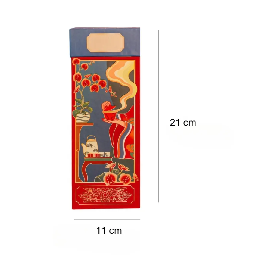 Hộp Quà Trung Thu "Tứ Hương Bên Trăng", Rực Màu Hội Trăng Rằm, Set Quà Bánh Trung Thu Cao Cấp, Thiết Kế Độc Quyền, Quà Biếu Trung Thu, Quà Cho Đối Tác
