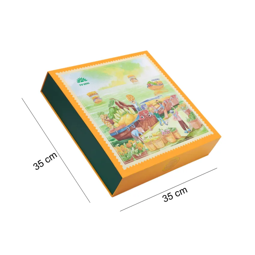 "Mango Harmony" Gift Box, Essence of Vietnamese Mango, 4-Flavored Mango Roll Set, Beautifully Packed Specialty, Elegant Gift Box, Vietnamese Snack Gift "Mango Harmony" Gift Box, Essence of Vietnamese Mango, 4-Flavored Mango Roll Set, Beautifully Packed Specialty, Elegant Gift Box, Vietnamese Snack Gift