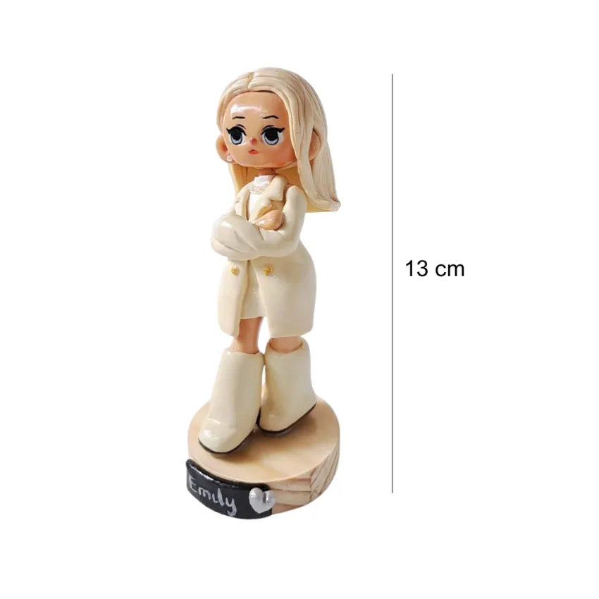 Tượng chibi đất sét toàn thân được làm theo yêu cầu, phiên bản mini cá nhân hóa của chính bạn, món quà lưu niệm độc đáo và ý nghĩa.