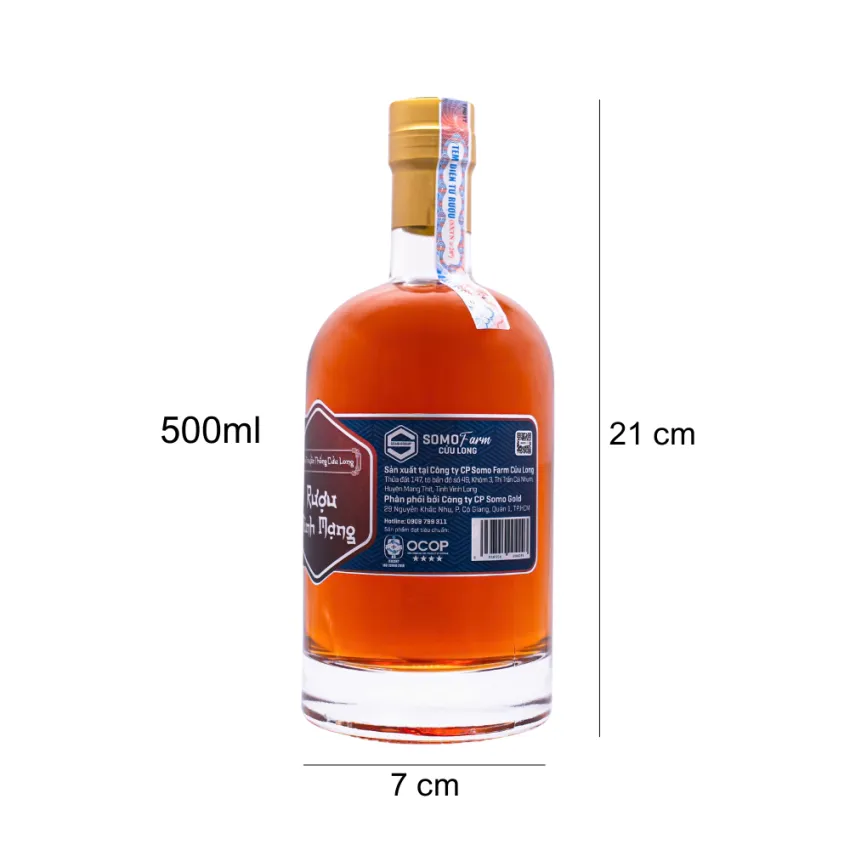 Cuu Long Traditional Minh Mang Herbal Wine 500ml, Oriental Medicine Essence, Medicinal Wine, Good for Joints, Corporate Gift, Vietnamese Gifts