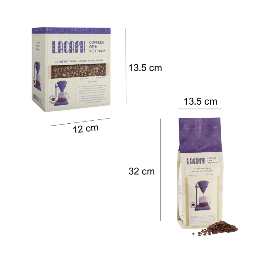 Cà Phê Hạt Rang Filter Blend 100% Arabica, Cà Phê Nguyên Hạt/ Xay Sẵn, Chất Việt Vẹn Nguyên, Cà Phê Việt Nam Cao Cấp, Quà Việt Nam Cho Người Nước Ngoài